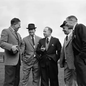 Former Celtic football players visit their former grounds. 26th March 1961 Former Celtic football players visit their former grounds. 26th March 1961