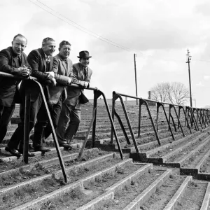 Former Celtic football players visit their former grounds. 26th March 1961 Former Celtic football players visit their former grounds. 26th March 1961