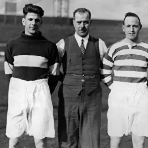 Celtic Football Team. J. Thomson, E. McGarvey and W. McGonnigle