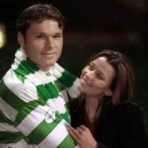 Mark Viduka with Ivana Print 1998