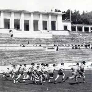 Celtic training at the Estadio Nacional in Lisbon, Portugal on the eve eve of Celtic training at the Estadio Nacional in Lisbon, Portugal on the eve eve of