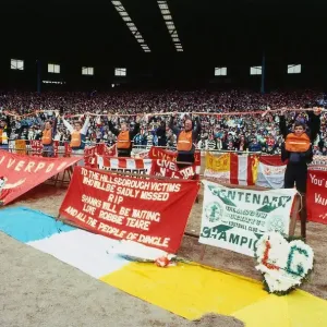 Celtic versus Liverpool Celtic Park Glasgow April 1989 friendly football match Celtic versus Liverpool Celtic Park Glasgow April 1989 friendly football match