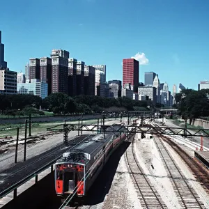 Central Chicago - Illinois - United States of America. Skyline Central Chicago - Illinois - United States of America. Skyline