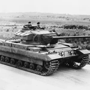 Print of a British Centurion tank, 1945 model