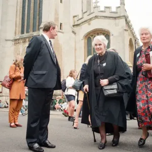 A ceremony to mark the 50th anniversary of the introduction of degrees for women