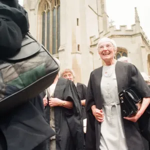 A ceremony to mark the 50th anniversary of the introduction of degrees for women