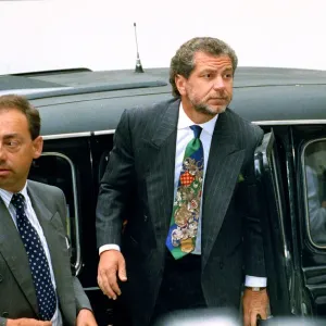 Alan Sugar at the High Court, June 1993 Print