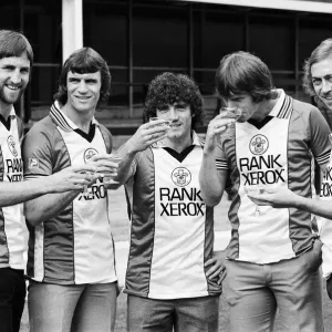 Rank Xerox Sponsored Southampton FC Players 1980 Print Rank Xerox Sponsored Southampton FC Players 1980 Print