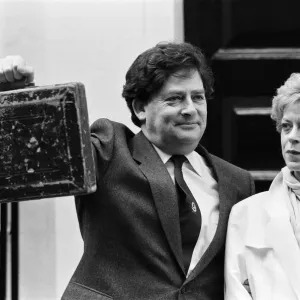 Nigel Lawson Print: Colour Photograph, 19th March 1985