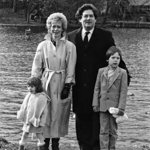 Nigel Lawson and Family Print, 19th March 1985