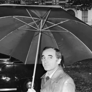 Charles Aznavour, whose record She'was a smash hit in 1974 flew into London Charles Aznavour, whose record She'was a smash hit in 1974 flew into London