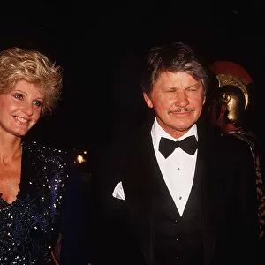 Charles Bronson Actor with his wife Jill Ireland at Actors Fund Benefit September