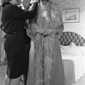 Charles Hawtrey (left) and Sid James (right) filming Carry On Again Doctor Charles Hawtrey (left) and Sid James (right) filming Carry On Again Doctor