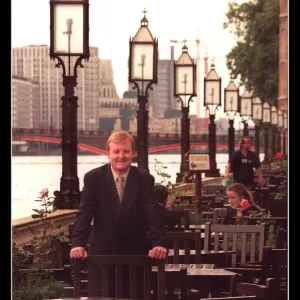 CHARLES KENNEDY pictured on the terrace at the Palace of Westminster June 1999 CHARLES KENNEDY pictured on the terrace at the Palace of Westminster June 1999