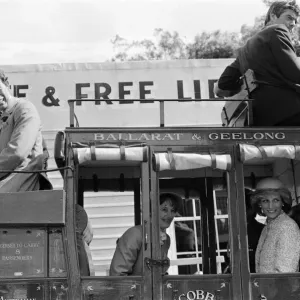Charles, Prince of Wales and Diana, Princess of Wales visit Sovereign Hill Museum in