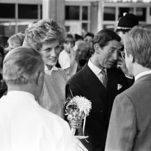 Charles and Diana's 1985 Wythenshawe Visit Print Charles and Diana's 1985 Wythenshawe Visit Print