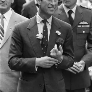 Charles, Prince of Wales visits Australia. April 1983