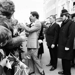 Charles, Prince of Wales visits Rhyl, at the start of a three-day tour of Wales