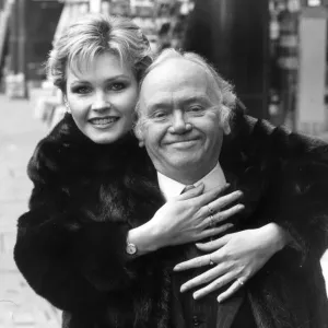 Charlie Drake and Fiona Fullerton Print: 30/12/1998 London