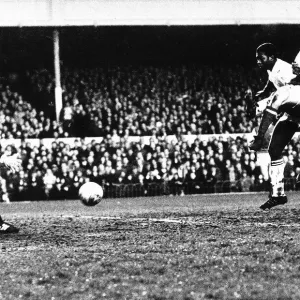 Charlie George of Arsenal attacks Anderlecht goal 1970 Charlie George of Arsenal attacks Anderlecht goal 1970