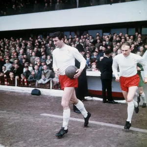 Charlie Hurley captain Sunderland leading team onto football pitch Circa Charlie Hurley captain Sunderland leading team onto football pitch Circa