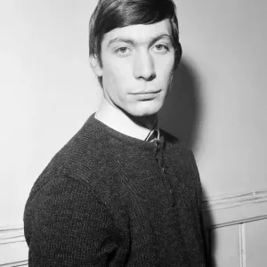 Charlie Watts of The Rolling Stones. January 1964 Charlie Watts of The Rolling Stones. January 1964