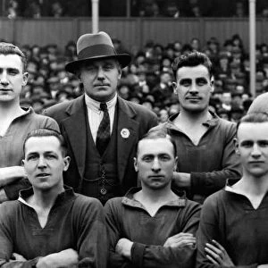 Charlton Athletic football team line up for a team photograph 1931 - 1932 season