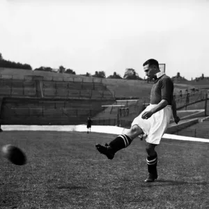 Charlton Athletic footballer George Tadman in action during a training session