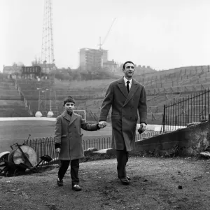 Eddie Firmani at The Valley, 8th November 1962 Print