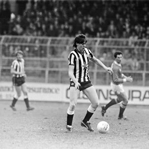 Charlton v. Newcastle. 6th April 1984. Chris Waddle in action for Newcastle