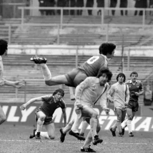 Chelsea 1 v. Cardiff 0. Division 2 football. March 1980 LF01-34-013 Chelsea 1 v. Cardiff 0. Division 2 football. March 1980 LF01-34-013