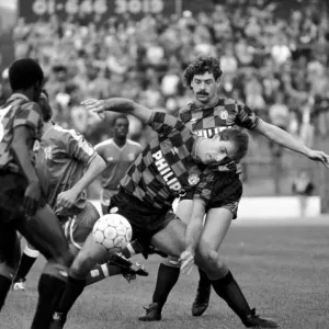 Chelsea 2 v. Manchester City 1. Division One Football. October 1986 LF20-09-085
