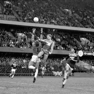 Chelsea 4 v. Aston Villa 1. Division One Football. December 1986 LF21-24-080