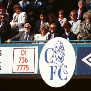 Chelsea Chairman Ken Bates. Chelsea 1 -0 Middlesbrough, 1988 Football League Second