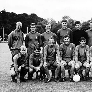 Chelsea FC Team 1967 Left to Right: - Standing; Ken Shelito, John Hollins