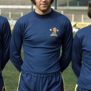 Peter Osgood Lines Up: Vintage Chelsea Football Print 1972