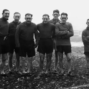 Chelsea footballers Alex Jackson, Tommy Law, Andy Wilson, Alec Cheyne, George Barber Chelsea footballers Alex Jackson, Tommy Law, Andy Wilson, Alec Cheyne, George Barber