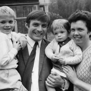 Bobby Tambling with Family at Home Print, 1969 Bobby Tambling with Family at Home Print, 1969