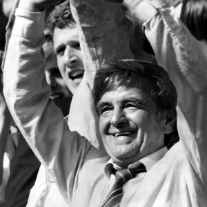 Chelsea manager John Neal during a game. 30th April 1984