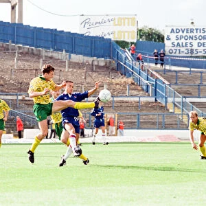 Chelsea v Norwich league match at Stamford Bridge, Saturday 12th September 1992