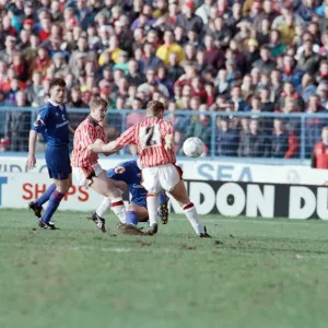 Chelsea v Sheffield United, FA Cup 5th round. Final score 1-0 to Chelsea. Stamford Bridge