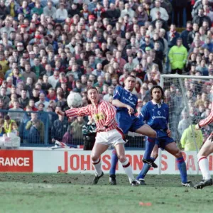 Chelsea v Sheffield United, FA Cup 5th round. Final score 1-0 to Chelsea. Stamford Bridge