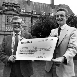 A cheque for more than £150, 000 raised by 10, 000 entrants in the Child Cancer Run A cheque for more than £150, 000 raised by 10, 000 entrants in the Child Cancer Run