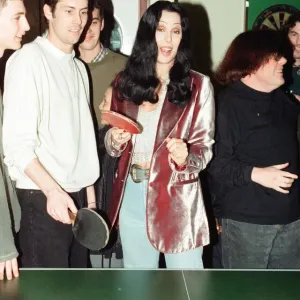 Print of Cher at the Look Ahead hostel project in London