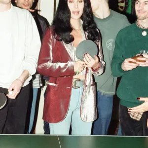 Cher, American singer and actress, at the Look Ahead hostel project in Dock Street Cher, American singer and actress, at the Look Ahead hostel project in Dock Street