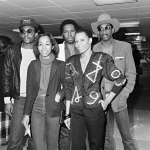 Chic, Music Group, Pictured at London Heathrow Airport, 30th September 1979