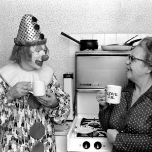 Mr. Blower the Clown Print, 1981 Photo Mr. Blower the Clown Print, 1981 Photo