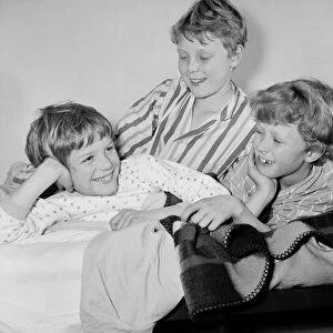The children of British singer and actor Gary Miller; Jonty, Pip and Kit