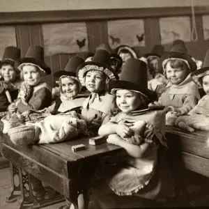 Children in this Cardiff school celebrate St Davids Day by wearing national dress Children in this Cardiff school celebrate St Davids Day by wearing national dress