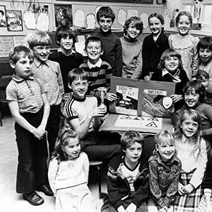 Children at Chop Gate Primary School near Stokesley, 28th September 1982